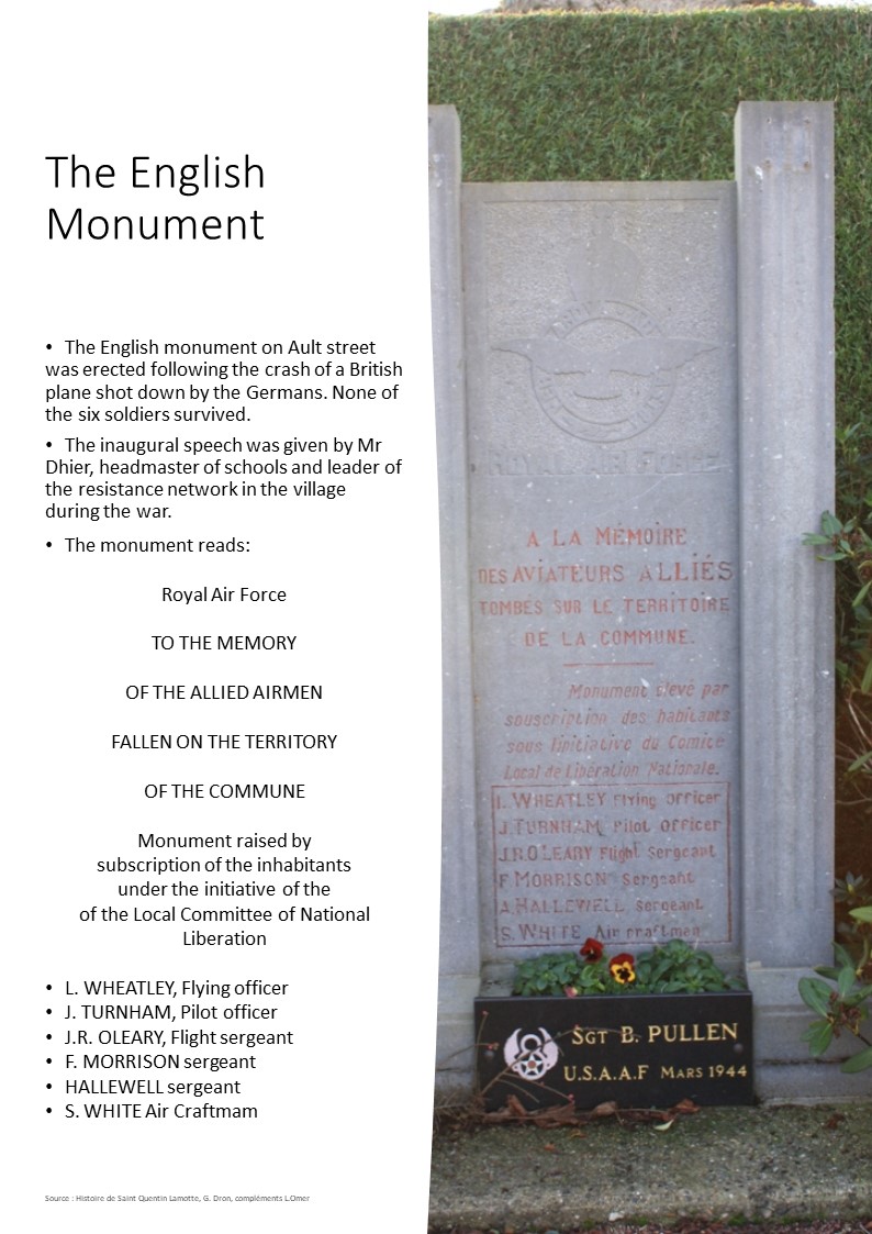 The English Monument – Commune de Saint-Quentin-Lamotte